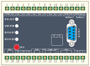 SJD550系列电动机保护控制器端子图